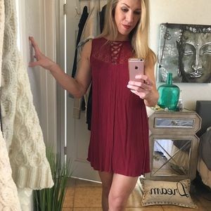 Cute maroon dress